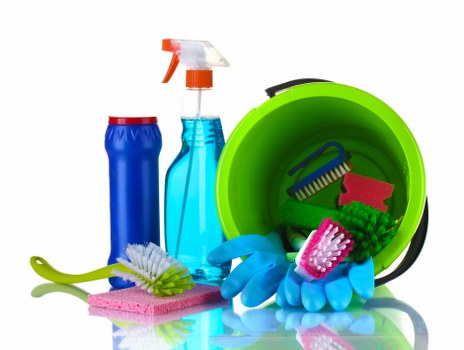 Carpet cleaning team preparing equipment safely in a Tooting Bec home